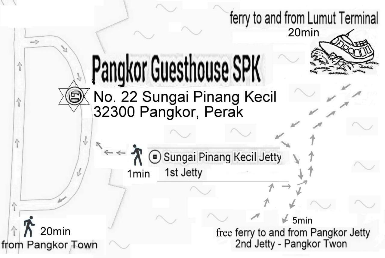 Pangkor Guesthouse Spk Kampong Sungai Udang Eksteriør billede